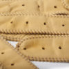 cafe leather driving gloves cream detail 2