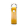 cafe leather key chain yellow back